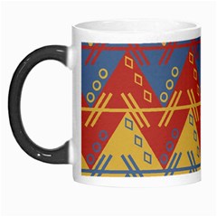 Aztec South American Pattern Zig Zag Morph Mugs by Nexatart