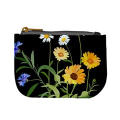 Flowers Of The Field Mini Coin Purses by Nexatart