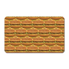 Delicious Burger Pattern Magnet (rectangular) by berwies