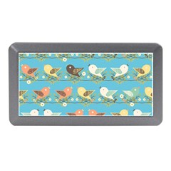 Assorted Birds Pattern Memory Card Reader (mini) by linceazul