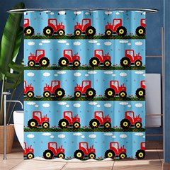 Toy Tractor Pattern Shower Curtain 60  X 72  (medium)  by linceazul