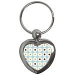 Ladybugs Pattern Key Chains (Heart)  Front