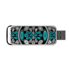 Geometric Arabesque Portable Usb Flash (two Sides) by linceazul