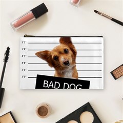 Bad Dog Cosmetic Bag (medium)  by Valentinaart