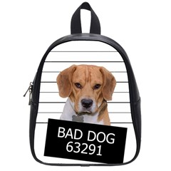 Bad Dog School Bags (small)  by Valentinaart