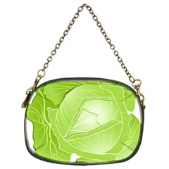 Cabbage Leaf Vegetable Green Chain Purses (two Sides)  by Mariart