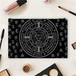 Witchcraft symbols  Cosmetic Bag (Large)  Back