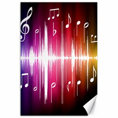 Music Data Science Line Canvas 20  X 30   by Mariart