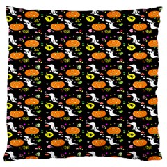 Ghost Pumkin Craft Halloween Hearts Standard Flano Cushion Case (one Side) by Mariart