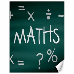 Maths School Multiplication Additional Shares Canvas 12  X 16   by Mariart