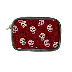 Funny Skull Rosebed Coin Purse by designworld65