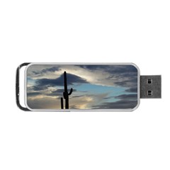 Cactus Sunset Portable Usb Flash (one Side) by JellyMooseBear