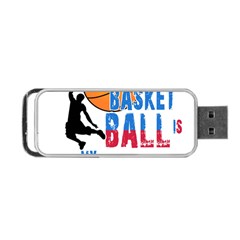 Basketball Is My Life Portable Usb Flash (two Sides) by Valentinaart