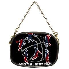 Basketball Never Stops Chain Purses (two Sides)  by Valentinaart