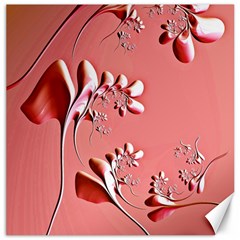 Amazing Floral Fractal B Canvas 16  X 16   by Fractalworld