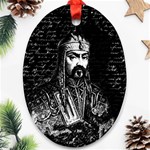 Attila the Hun Oval Ornament (Two Sides) Front