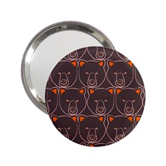 Bears Pattern 2 25  Handbag Mirrors by Nexatart