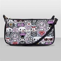 Kawaii Graffiti And Cute Doodles Shoulder Clutch Bags by Nexatart