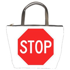 Stop Sign Bucket Bags by Valentinaart