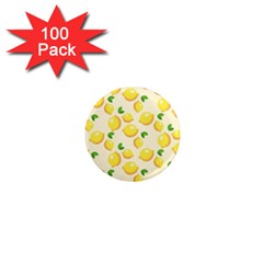 Lemons Pattern 1  Mini Magnets (100 Pack)  by Nexatart