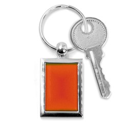 Scarlet Pimpernel Writing Orange Green Key Chains (rectangle)  by Mariart