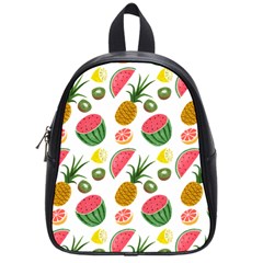 Fruits Pattern School Bags (small)  by Nexatart