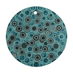 Abstract Aquatic Dream Ornament (round) by Ivana