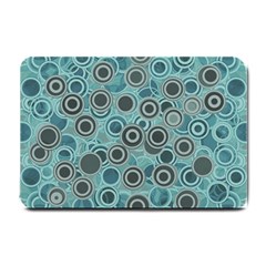 Abstract Aquatic Dream Small Doormat  by Ivana