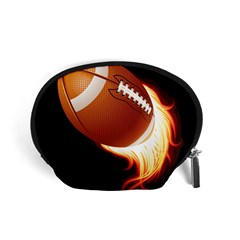 Super Football American Sport Fire Accessory Pouches (small)  by Mariart