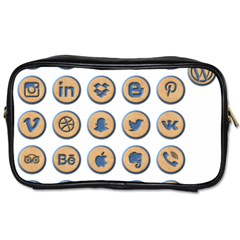 Social Media Icon Icons Social Toiletries Bags 2-side by Nexatart