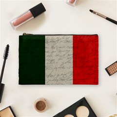 Vintage Flag - Italia Cosmetic Bag (medium)  by ValentinaDesign