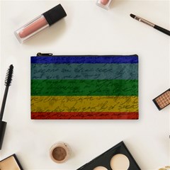 Vintage Flag - Pride Cosmetic Bag (small)  by ValentinaDesign