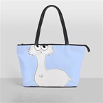 Grumpy Persian Cat Llama Shoulder Handbags Front