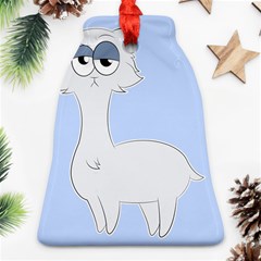 Grumpy Persian Cat Llama Ornament (bell) by Catifornia