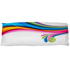 Colored Lines Rainbow Body Pillow Case Dakimakura (two Sides) by Mariart