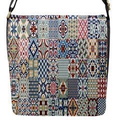 Deco Heritage Mix Flap Messenger Bag (s) by Mariart