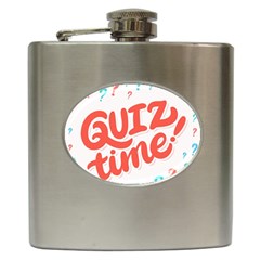 Question Mark Quiz Time Hip Flask (6 Oz) by Mariart