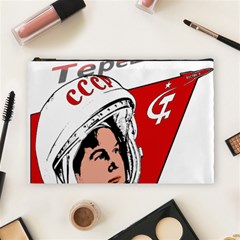 Valentina Tereshkova Cosmetic Bag (large)  by Valentinaart