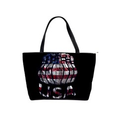 Usa Bowling  Shoulder Handbags by Valentinaart