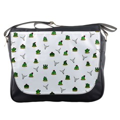 Cactus Pattern Messenger Bags by Valentinaart