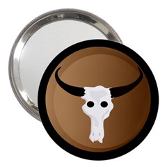 Logo The Cow Animals 3  Handbag Mirrors by Nexatart