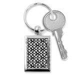 Dark Horse Playing Card Black White Key Chains (Rectangle)  Front