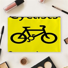 Stay Classy Bike Cyclists Sport Cosmetic Bag (large)  by Mariart