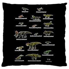 Dinosaurs Names Standard Flano Cushion Case (two Sides) by Valentinaart