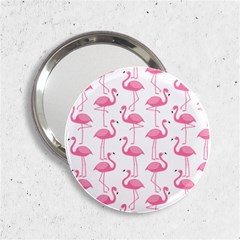 Pink Flamingos Pattern 2 25  Handbag Mirrors by Nexatart