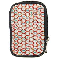 Honeycomb Pattern             Compact Camera Leather Case by LalyLauraFLM