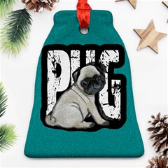 Pug Bell Ornament (two Sides) by Valentinaart