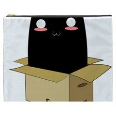 Black Cat In A Box Cosmetic Bag (xxxl)  by Catifornia