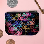 Flamingo pattern Mini Coin Purses Back