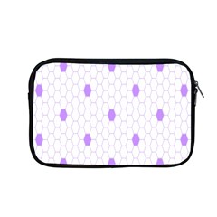 Purple White Hexagon Dots Apple Macbook Pro 13  Zipper Case by Mariart